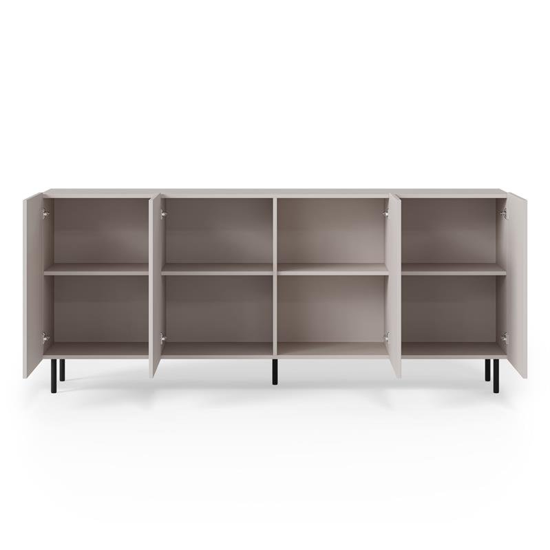 PAXOS KM-2 chest of drawers, color: cashmere / black - Image 9