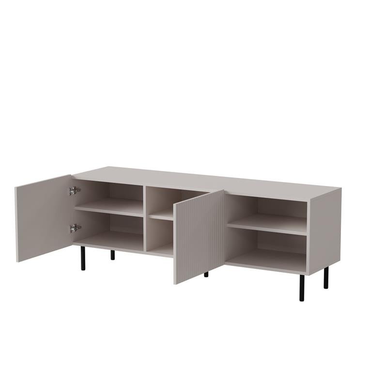 PAXOS RTV-1 TV stand 150 cm, color: cashmere / black - Image 2