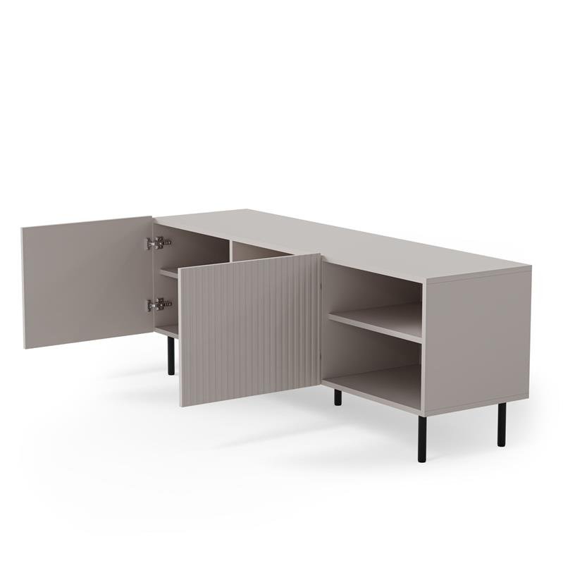 PAXOS RTV-1 TV stand 150 cm, color: cashmere / black - Image 3