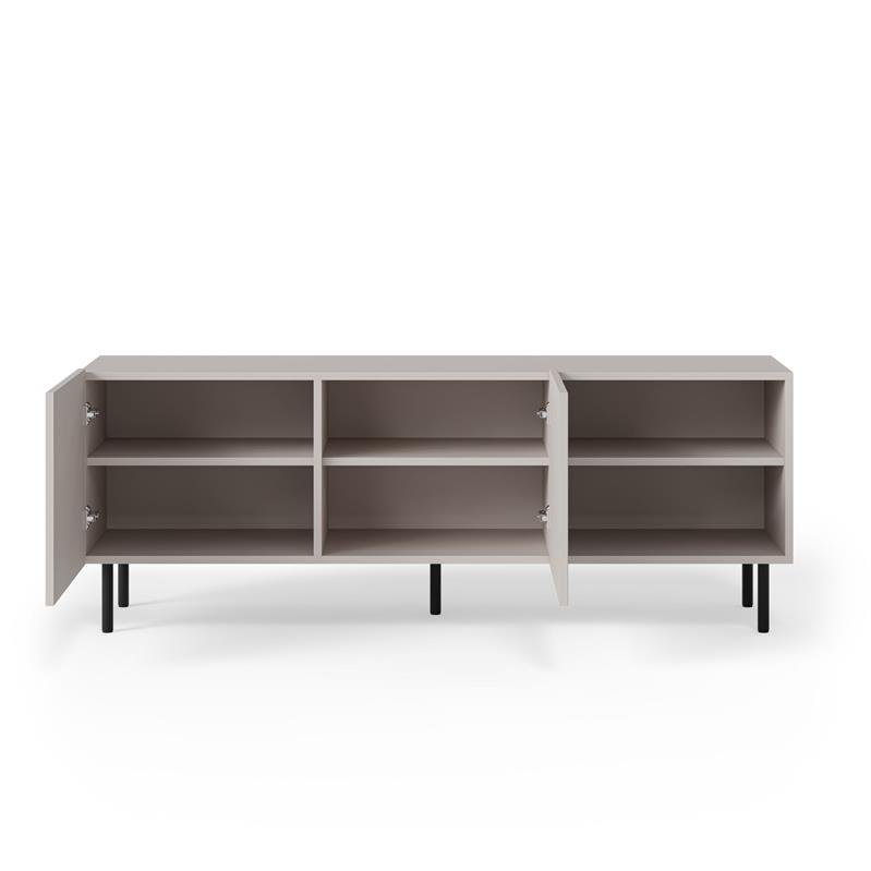 PAXOS RTV-1 TV stand 150 cm, color: cashmere / black - Image 7