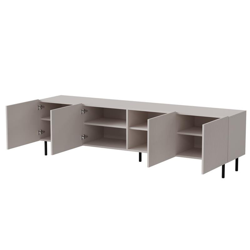 PAXOS RTV-2 TV stand 200 cm, color: cashmere / black - Image 2