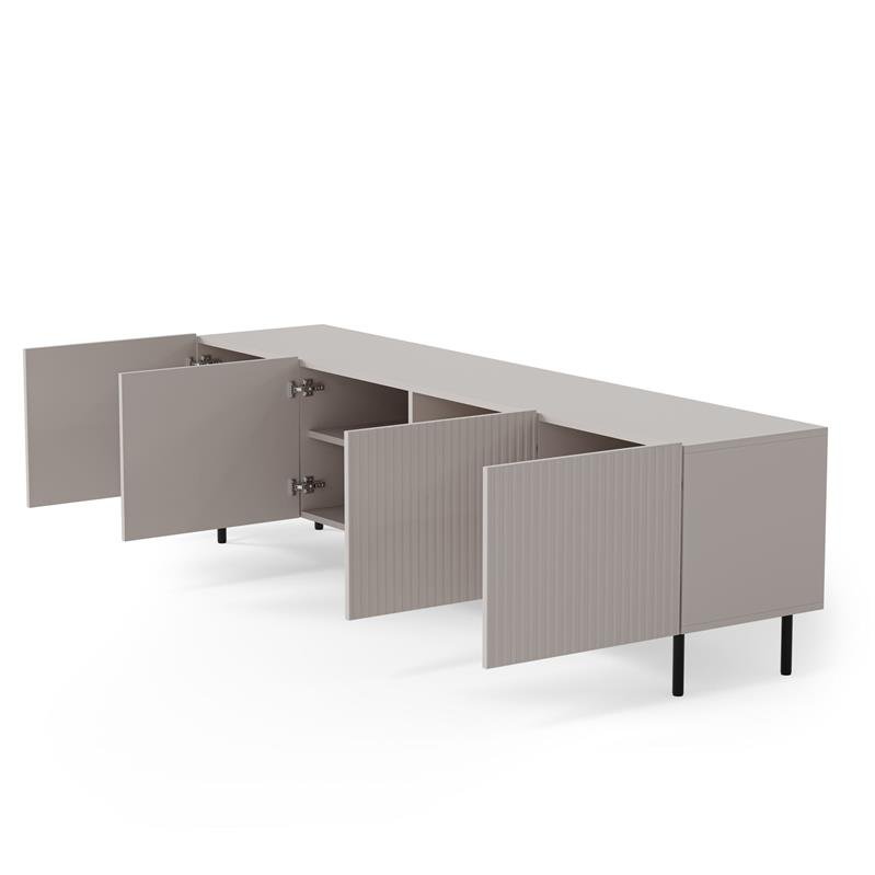 PAXOS RTV-2 TV stand 200 cm, color: cashmere / black - Image 3