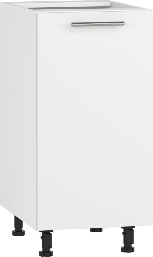 VENTO D-40/82 base cabinet, color: white / matte white