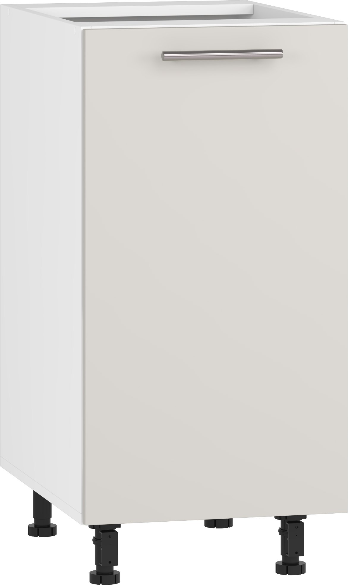 VENTO D-40/82 base cabinet, color: white / cashmere