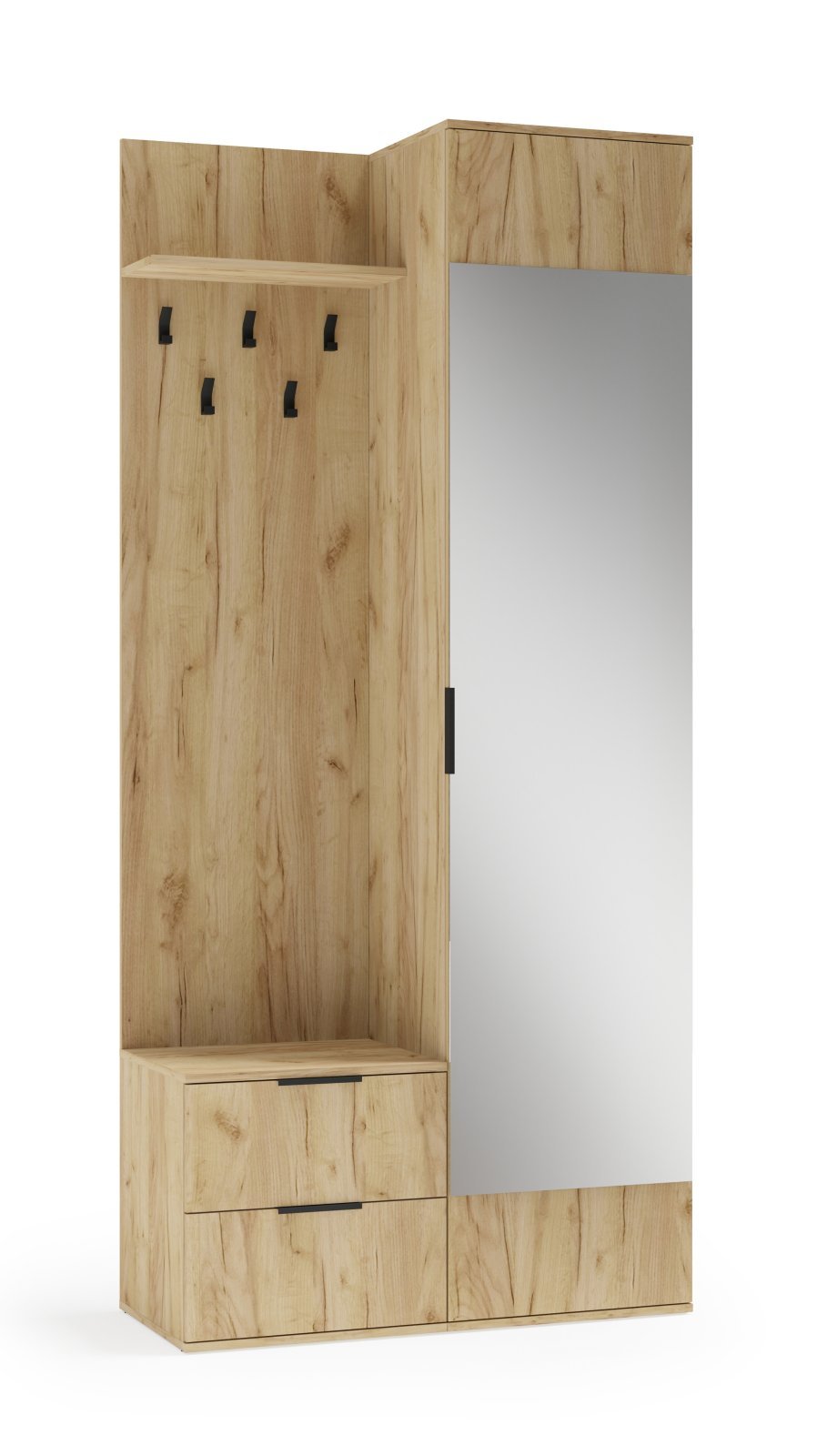 CORAL hallway system, golden oak