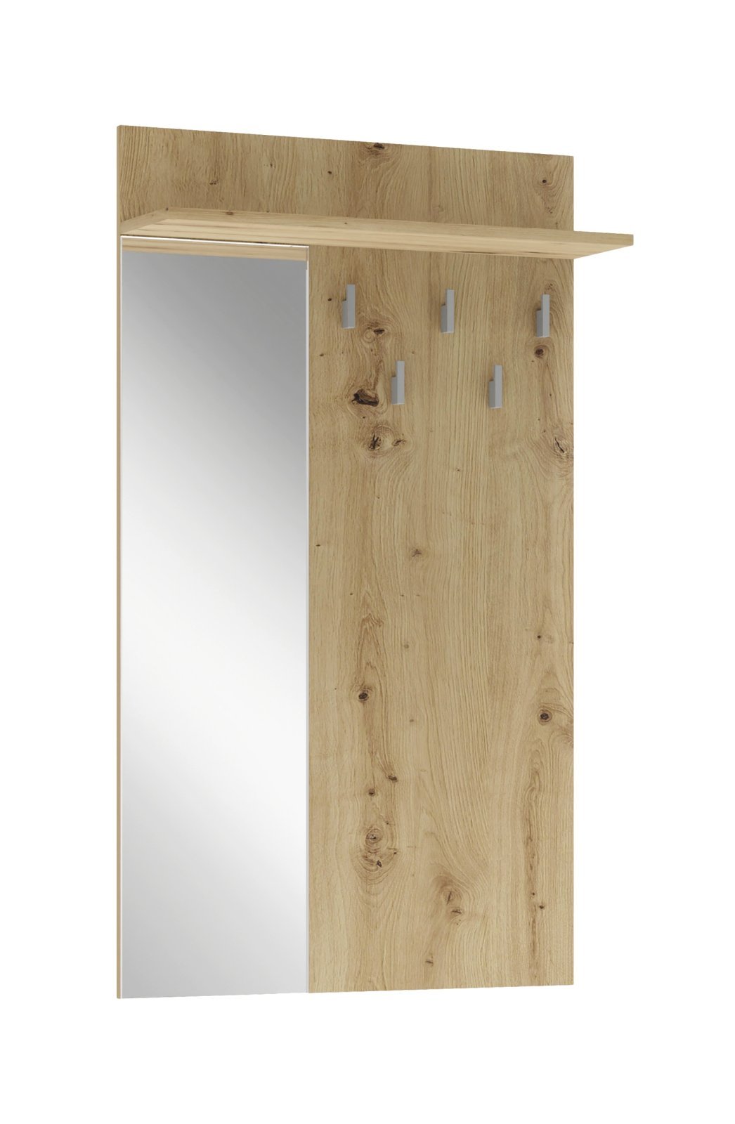 LIMA PR-1 hanger with mirror, oak color