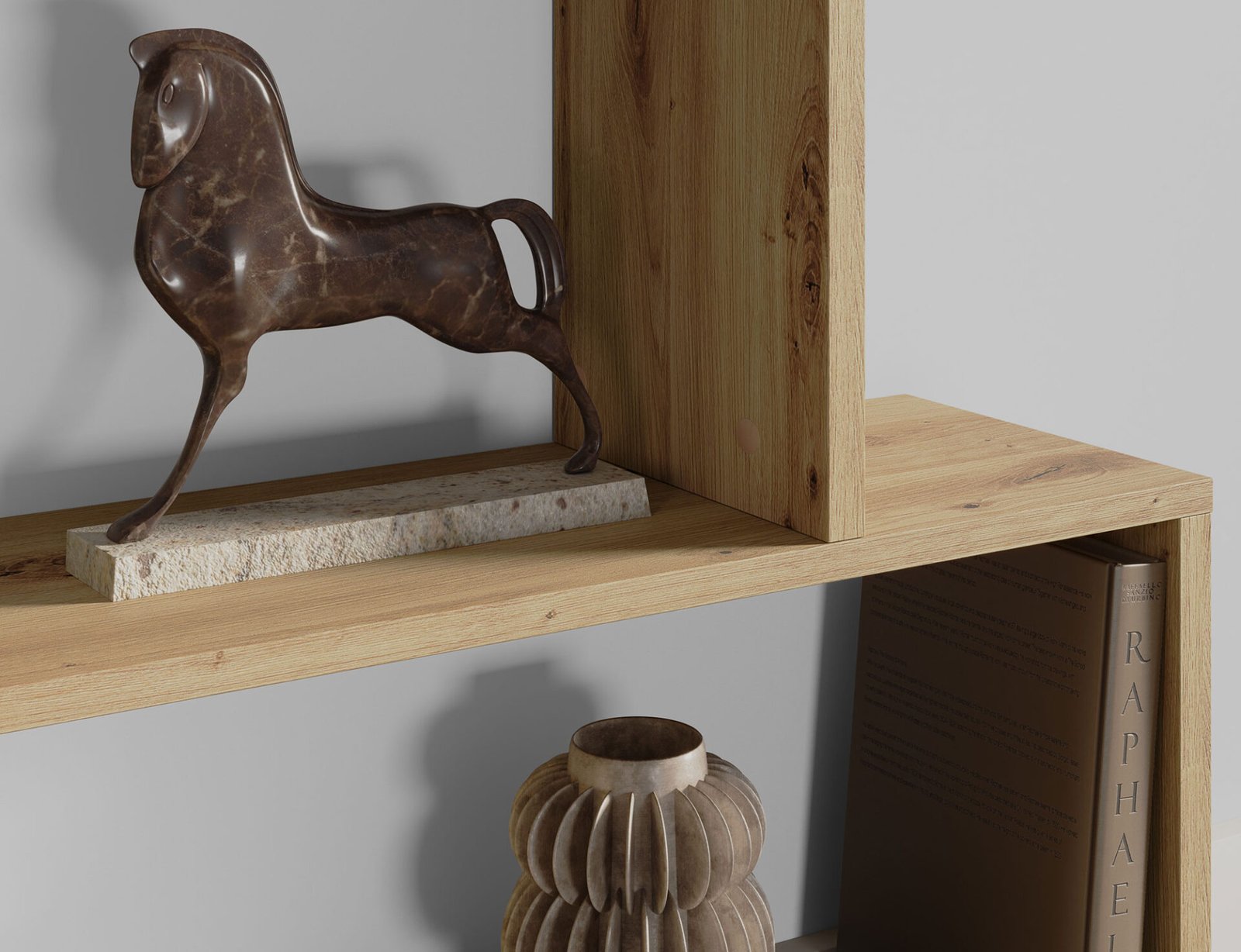 Evertti Artisans Oak Bookshelf - Image 5