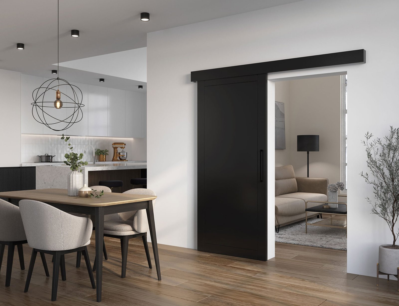 Charlise sliding door black - Image 7