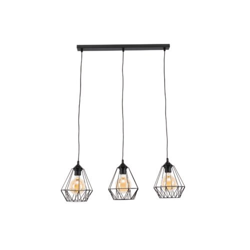 Benigne, 70x25x110cm Hanging linear 3 black