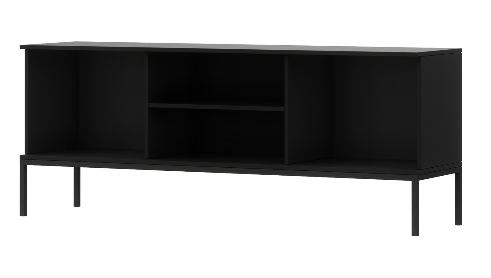 Meorati 150 TV stand, black/artisan oak - Image 3