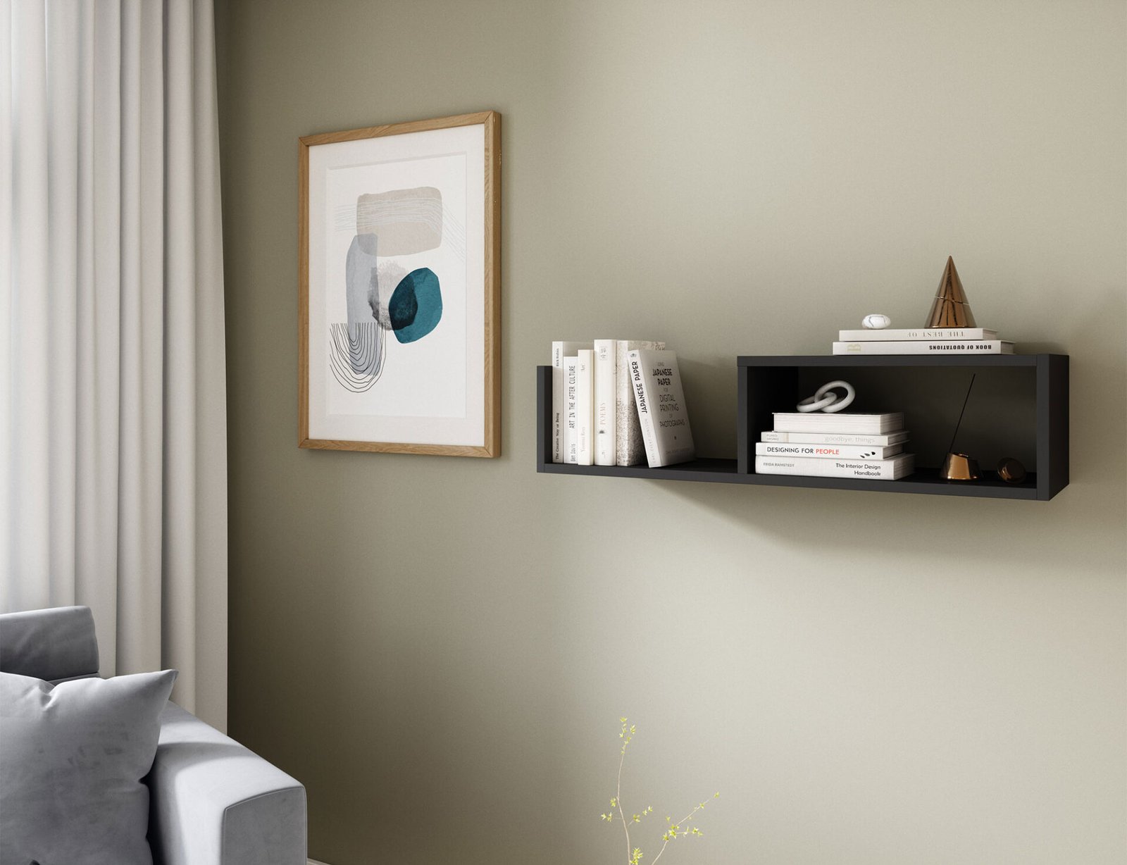 Vellia 80 shelf black - Image 2