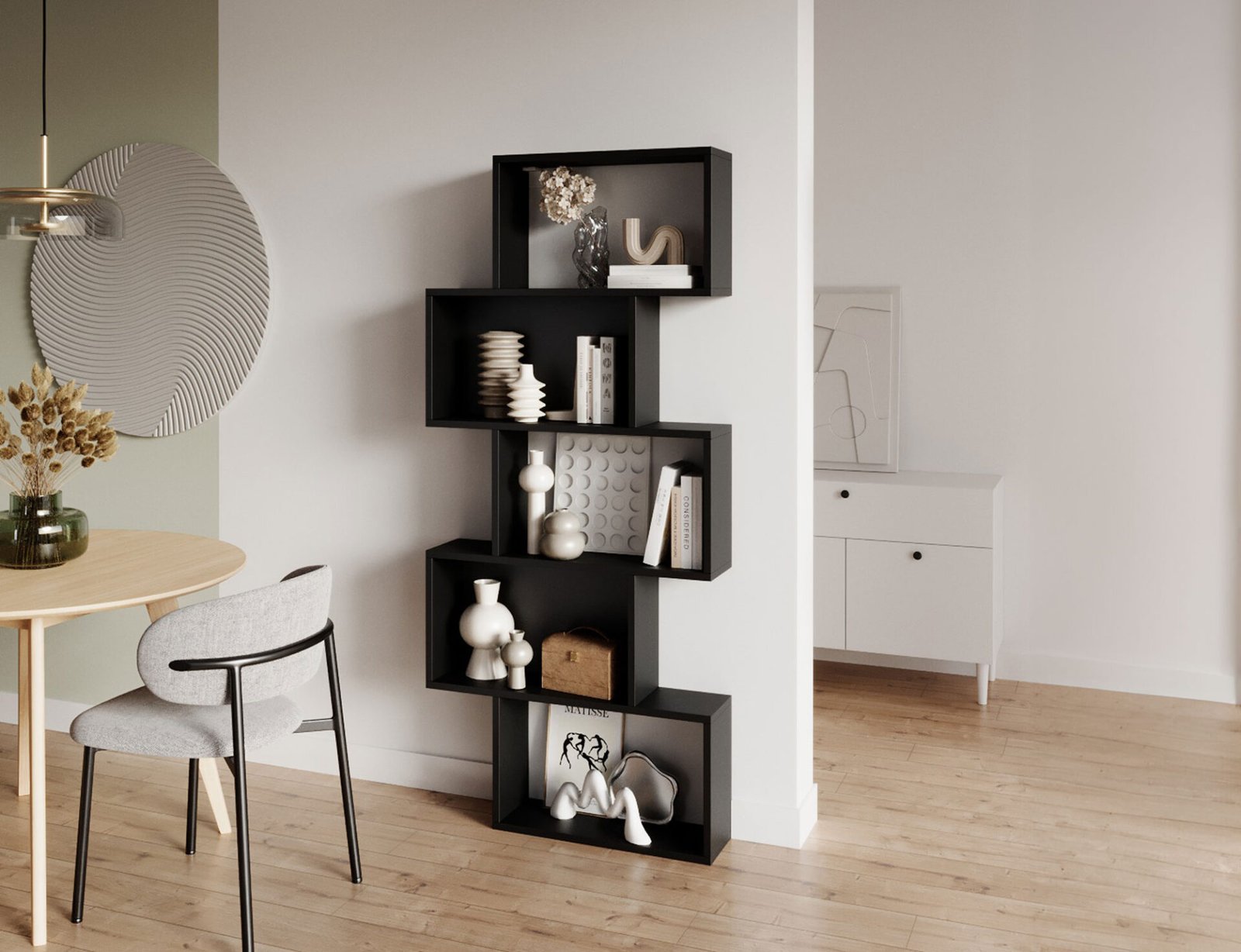 Sottis white bookcase - Image 2