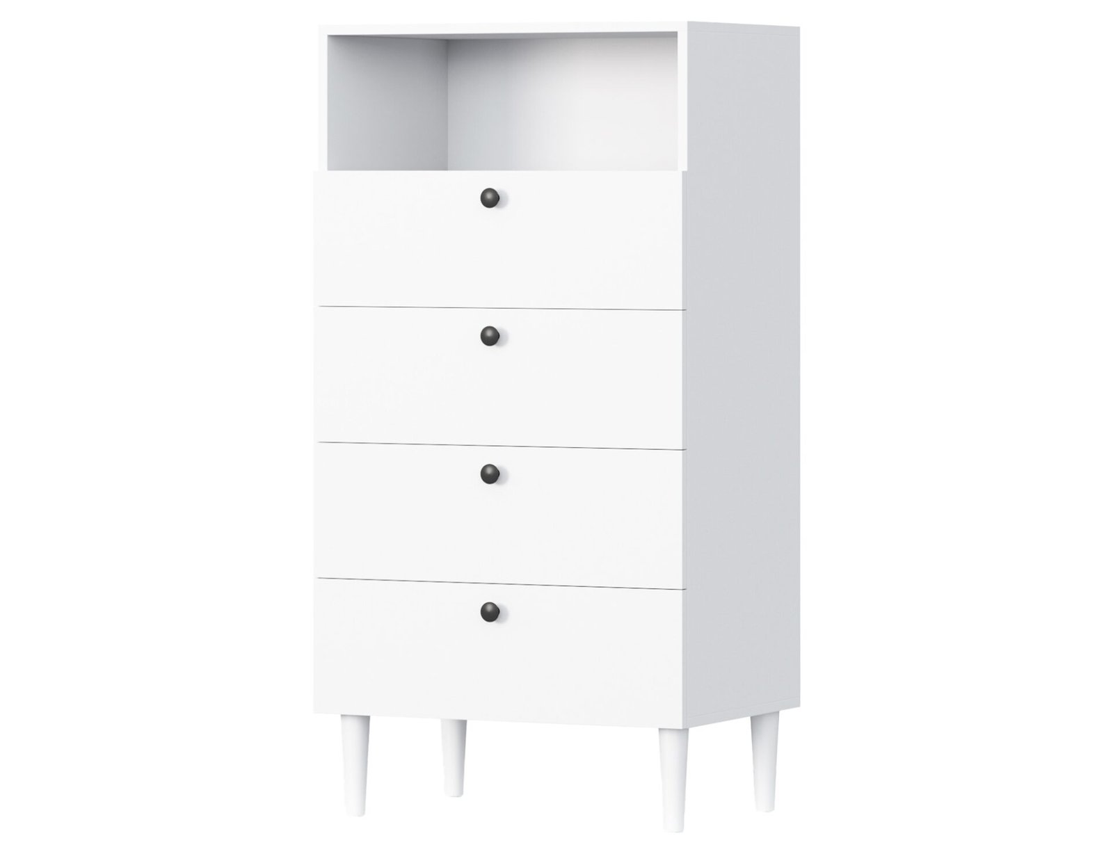 Dullum 60 white bookshelf - Image 3