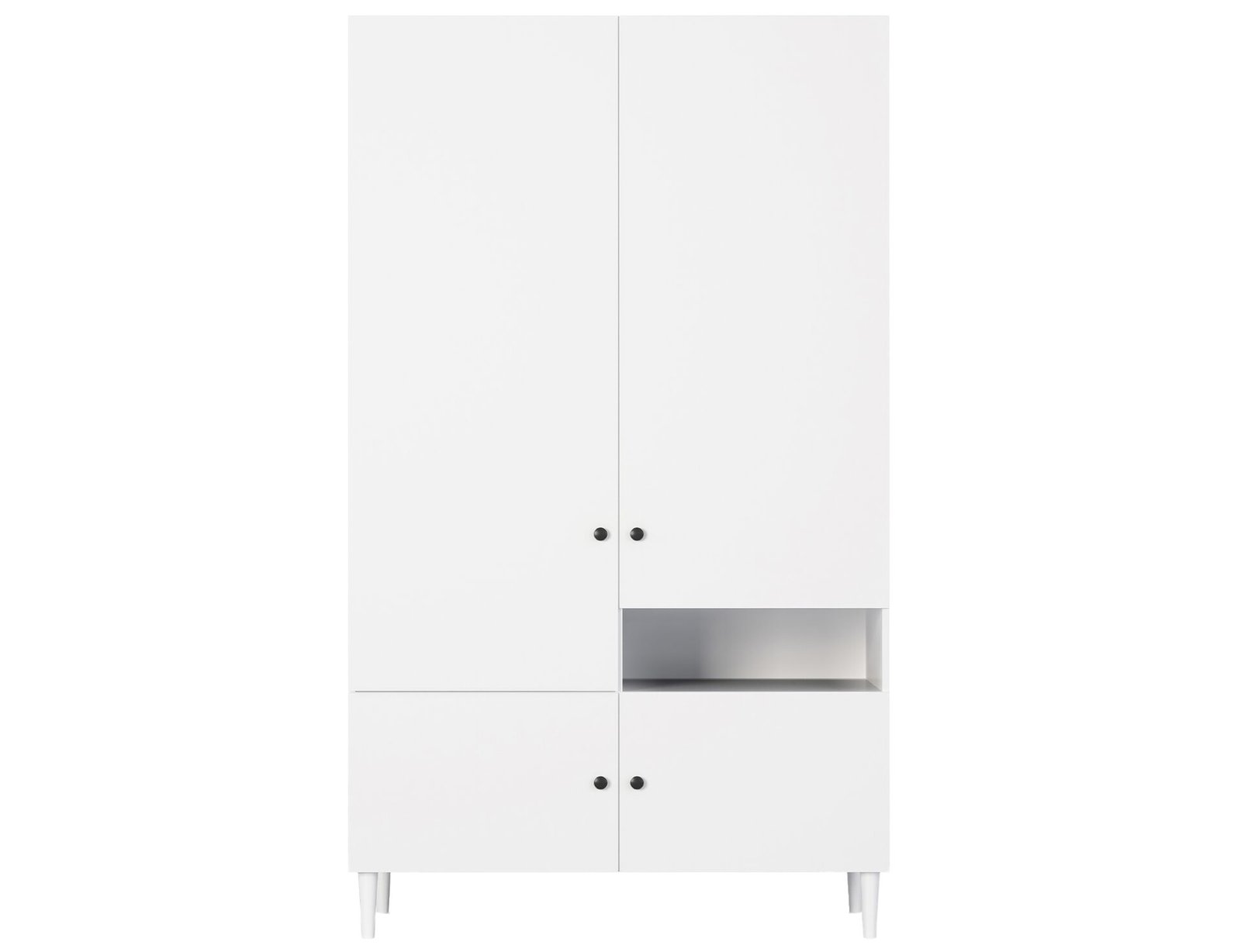Dullum 120 wardrobe, white