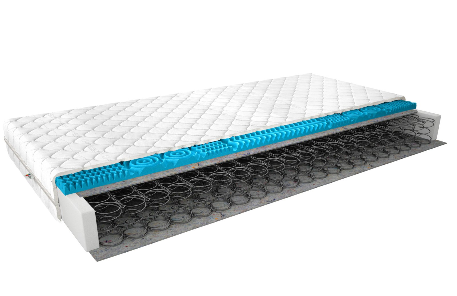 Mattress Olivia Bonnell 80x200 Medicott Silver