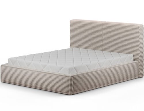 Pesillo bed + metal frame/gas/container 140×200