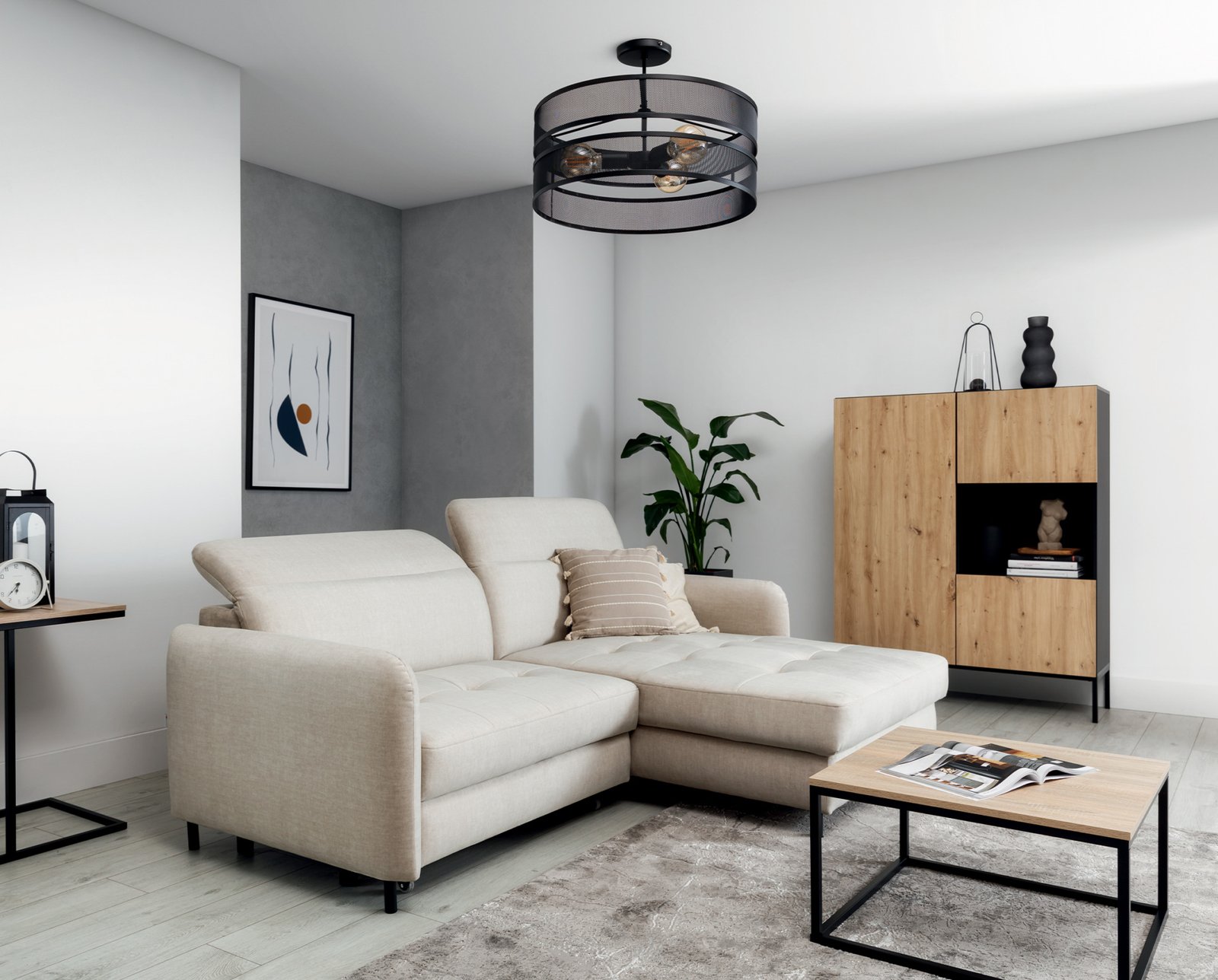 Orabela, 55x55x32cm Ceiling 3A black - Image 2