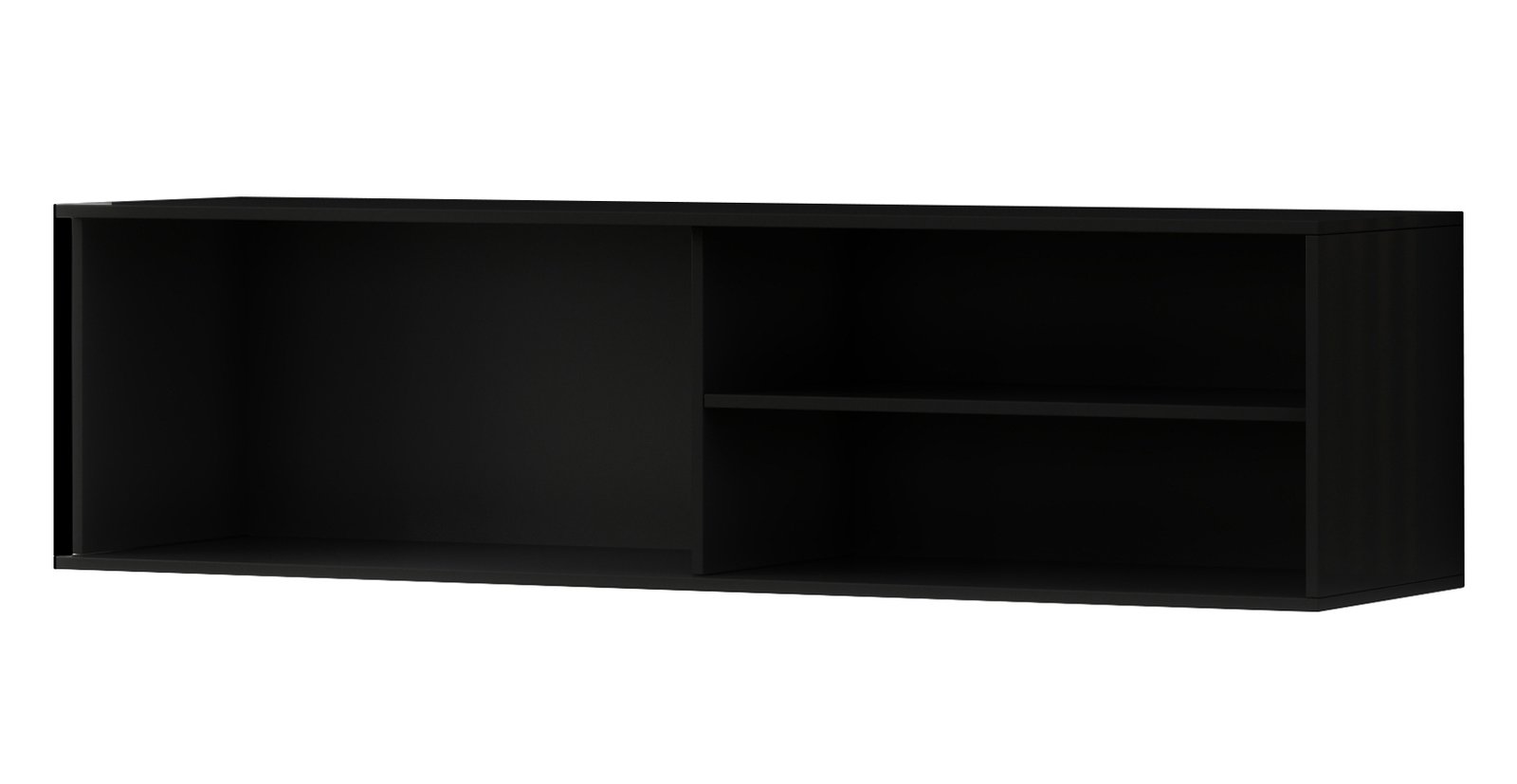 Meorati 150 wall-mounted TV cabinet, black/artisan oak - Image 3