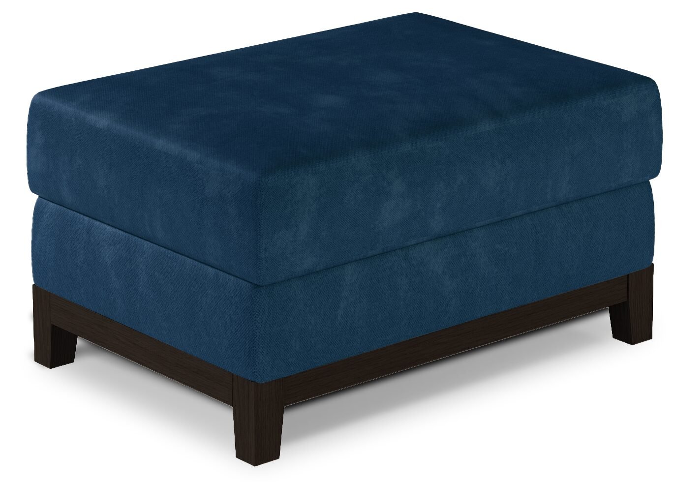 Selene walnut pouf