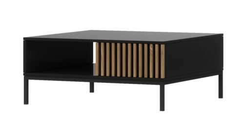 Meorati 80 black/artisan oak table