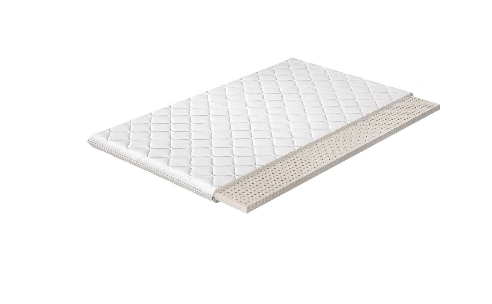 Topper latex 160x200 hypoallergenic cover