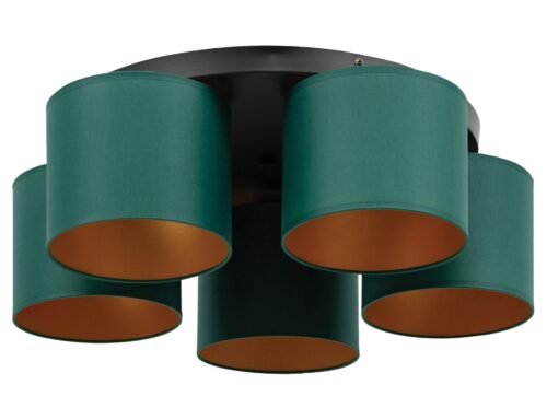 Vespillo, 58x58x18cm Ceiling 5 green/gold