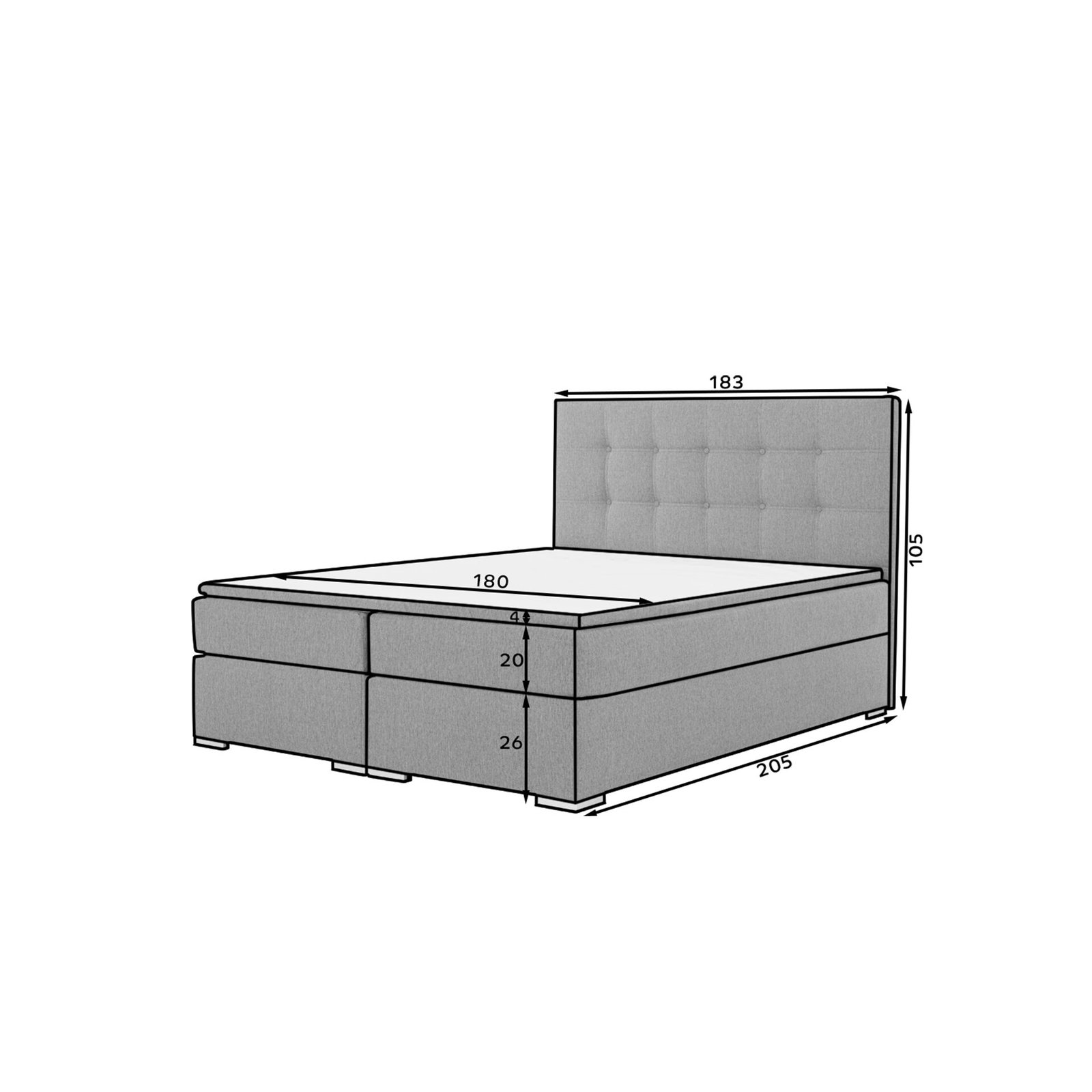 Inez 180X200 PRESTIGE group - Image 7