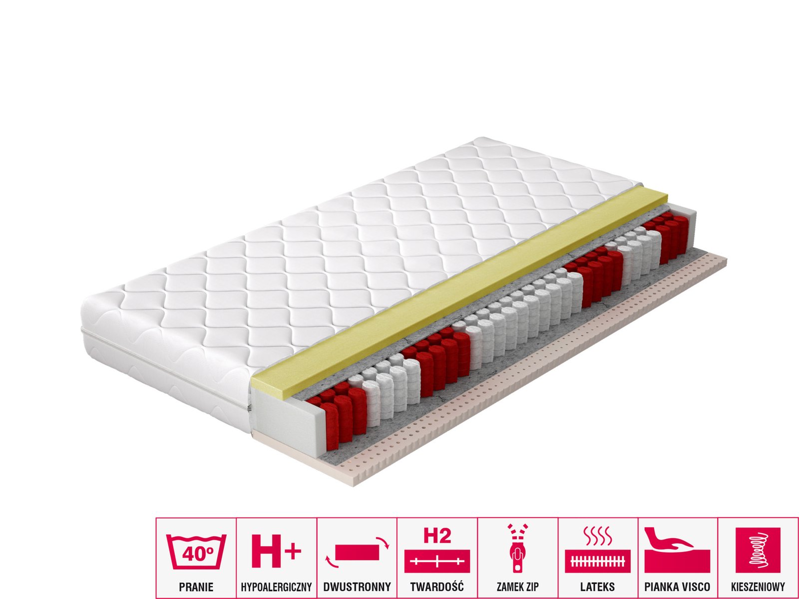 Palmo Pocket mattress cover, 200x200, hypoallergenic - Image 3