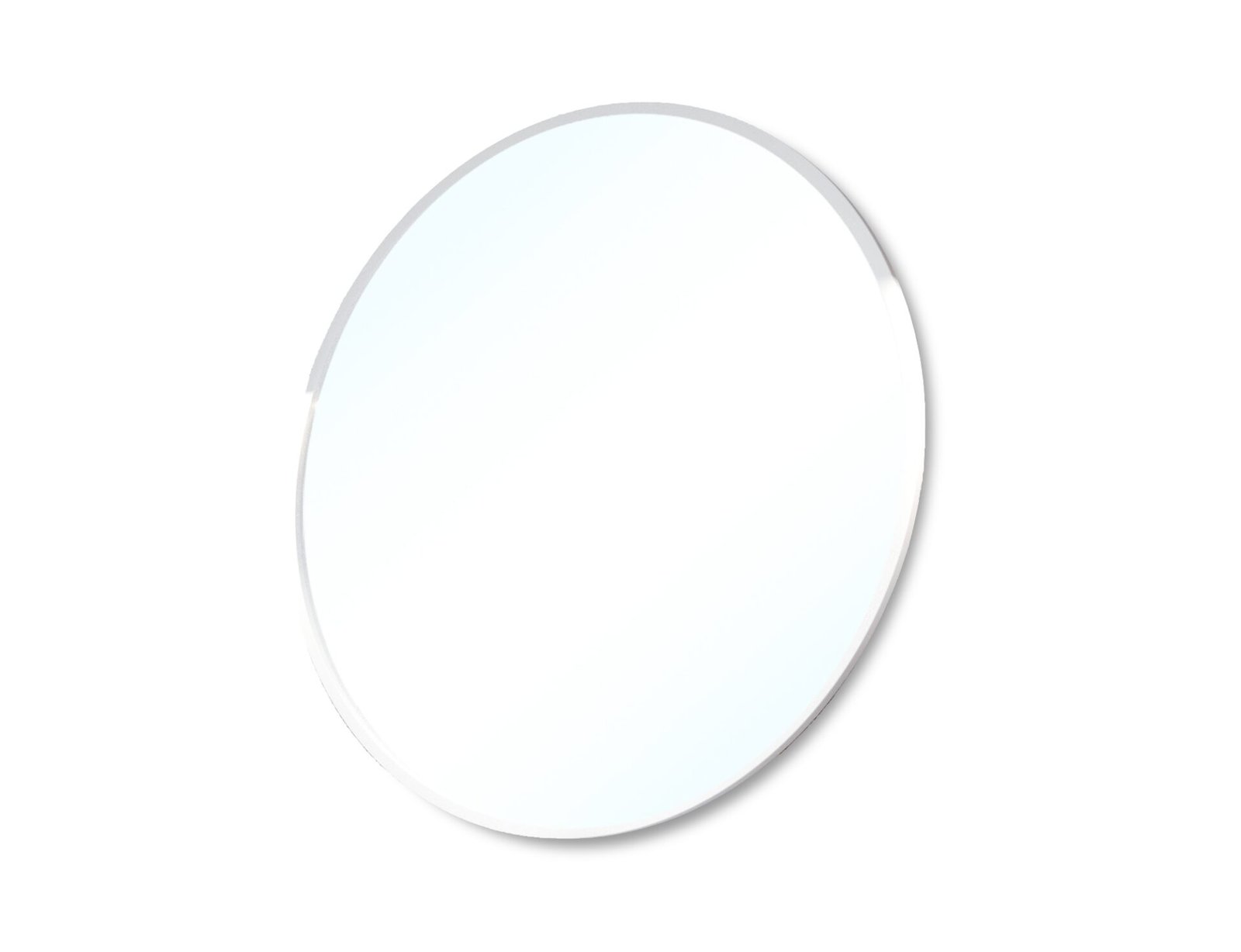 Grace round mirror, 100 cm, white