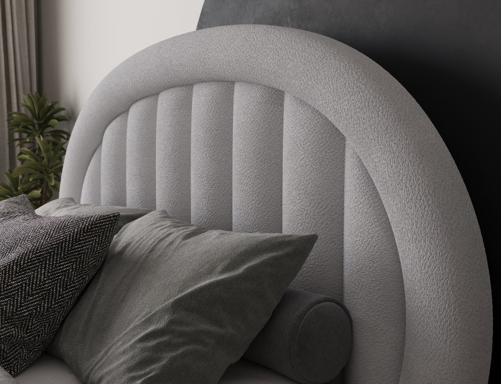 Bed with zipper + metal frame/gas/container 160x200 - Image 9