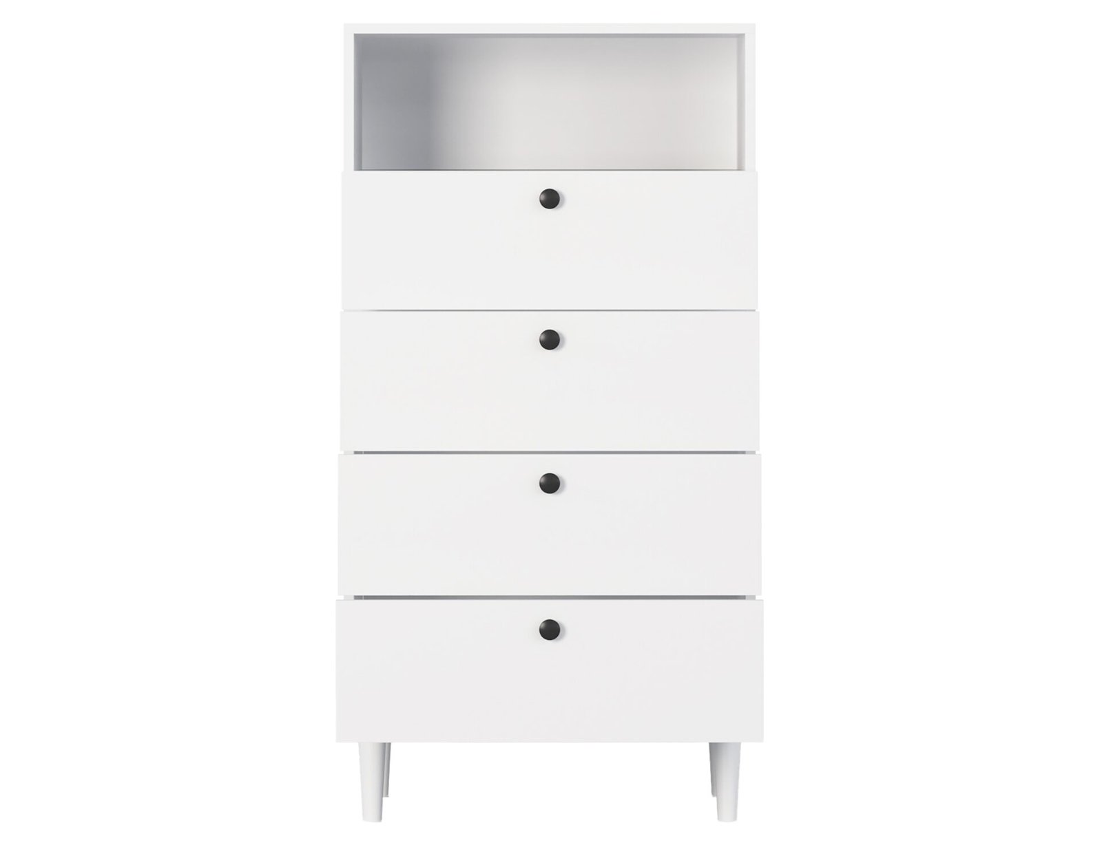 Dullum 60 white bookshelf - Image 5