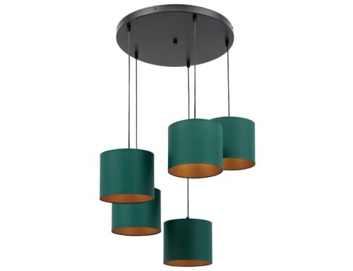 Vespillo, 58x58x115cm Hanging 5 green/gold colors