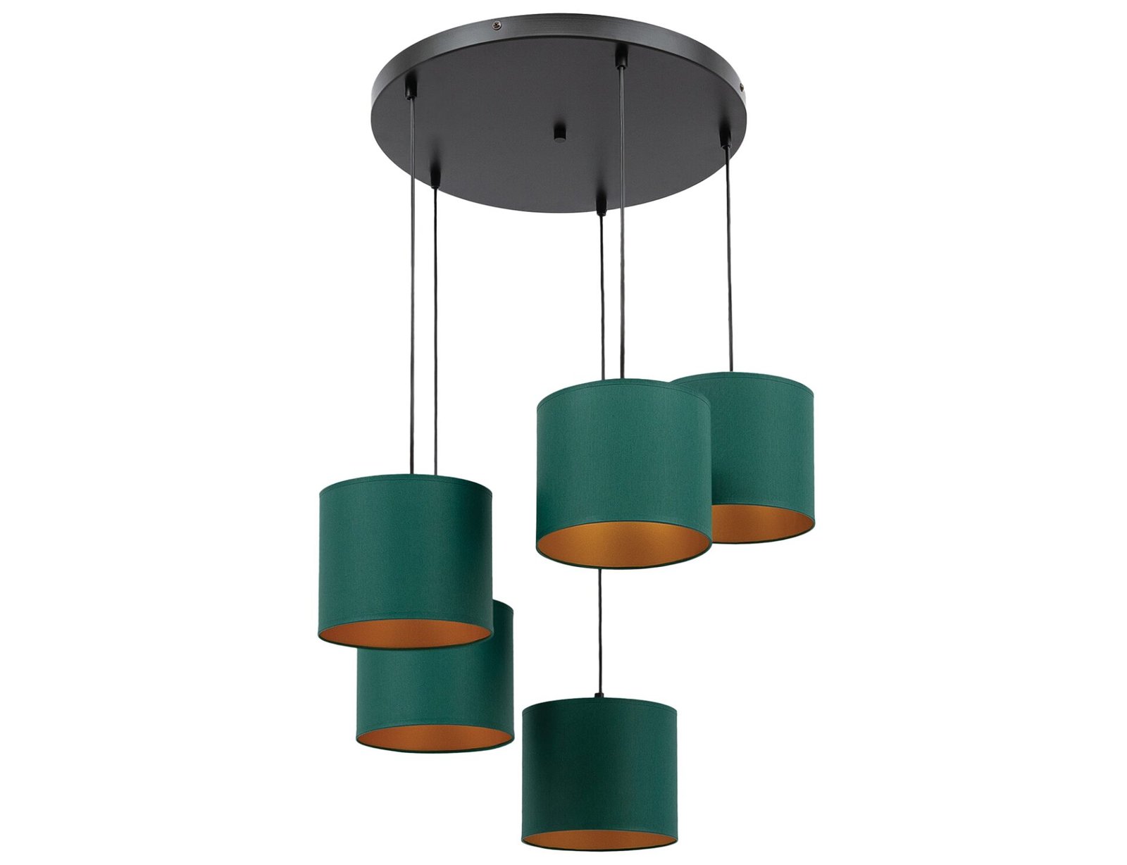 Vespillo, 58x58x115cm Hanging 5 green/gold colors
