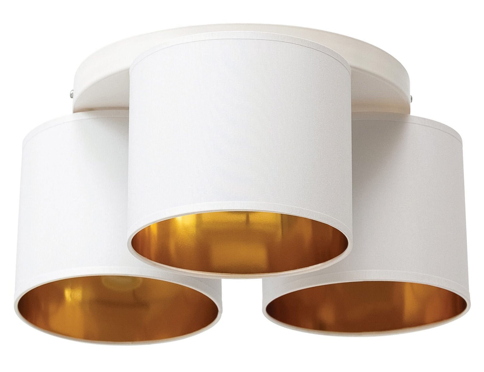 Vespillo, 45x45x18cm Ceiling 3 white/gold