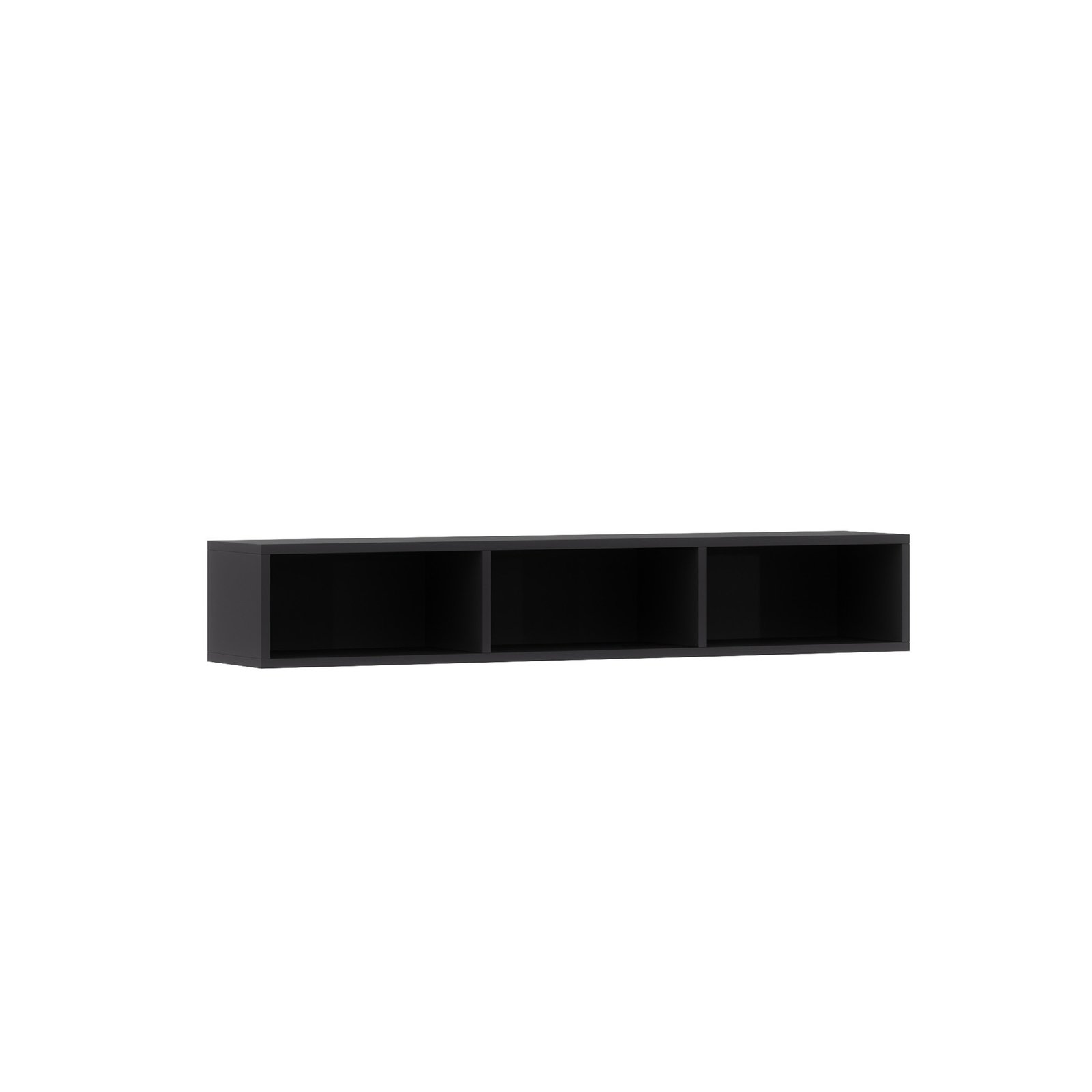 Lanzzi 120 shelf, matte black/matt black - Image 5