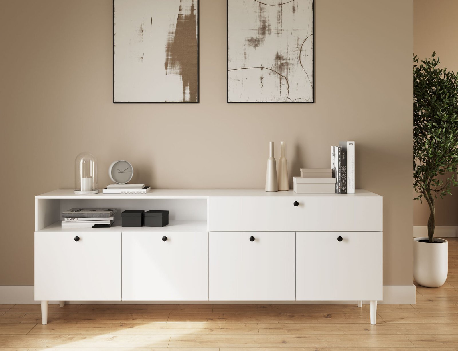 Dullum 200 chest of drawers, white - Image 12