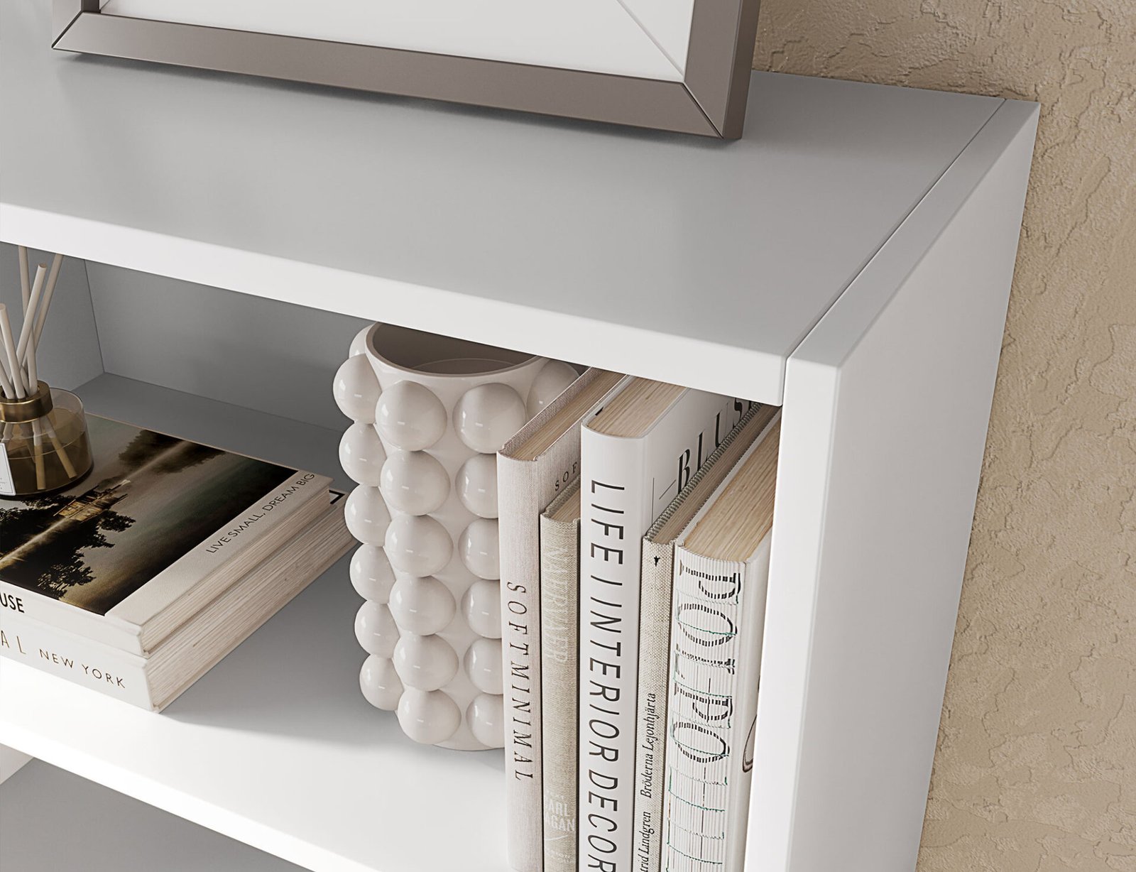 Pocett white bookcase - Image 5