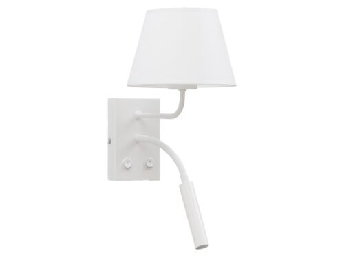 Vespillo, 18x26x38cm Wall lamp 2A white