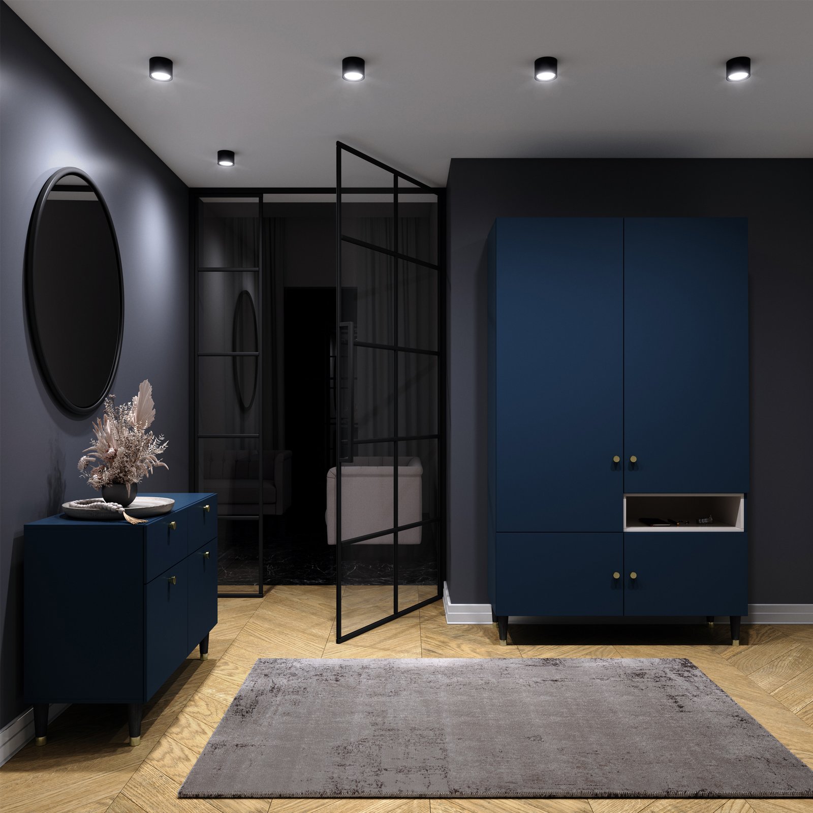 Vallum, 8x8x6cm Ceiling 1C black - Image 2