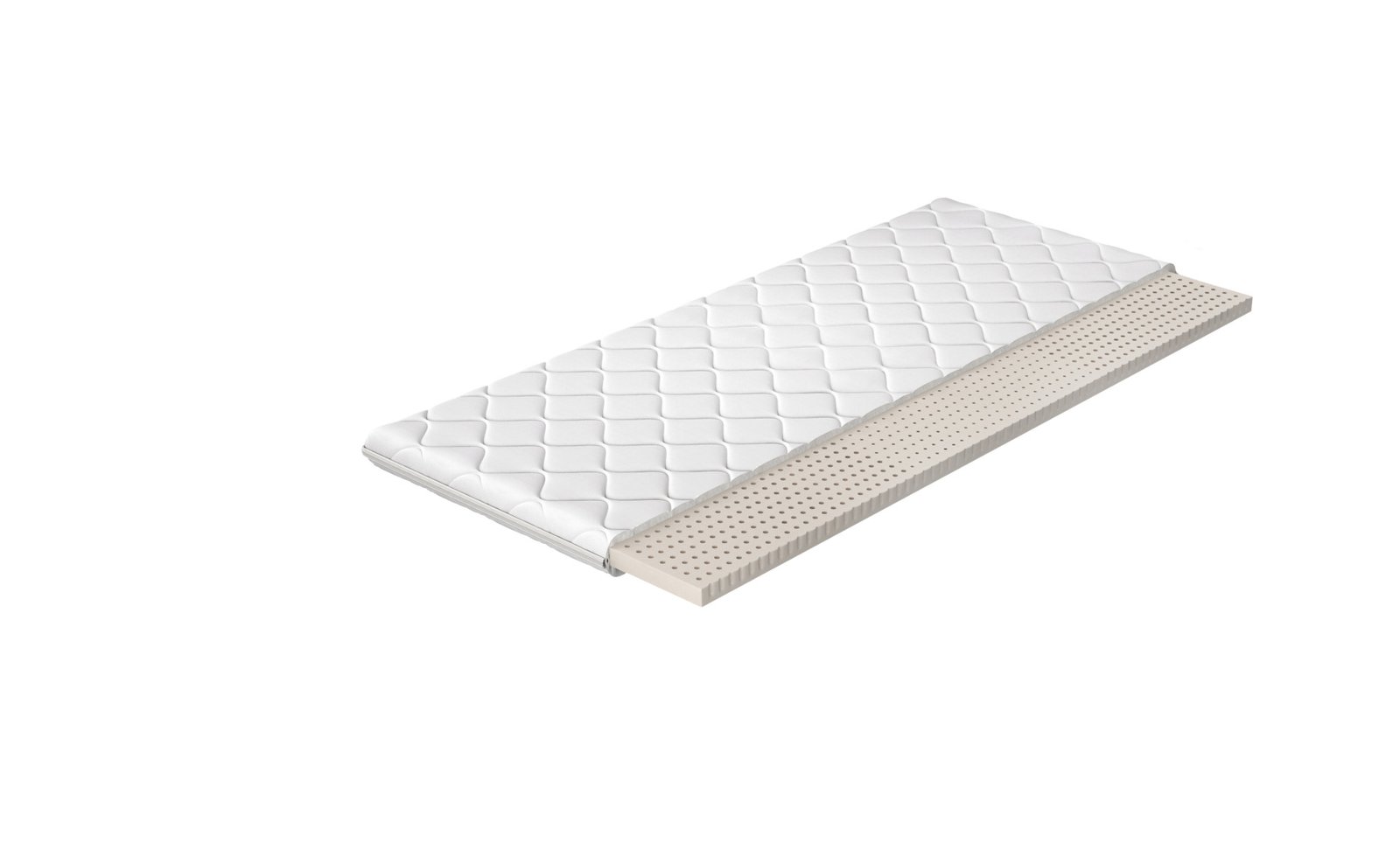 Topper latex hypoallergenic cover 120x200
