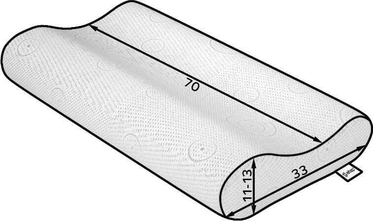 Thermoelastic profiled pillow VP - Image 3