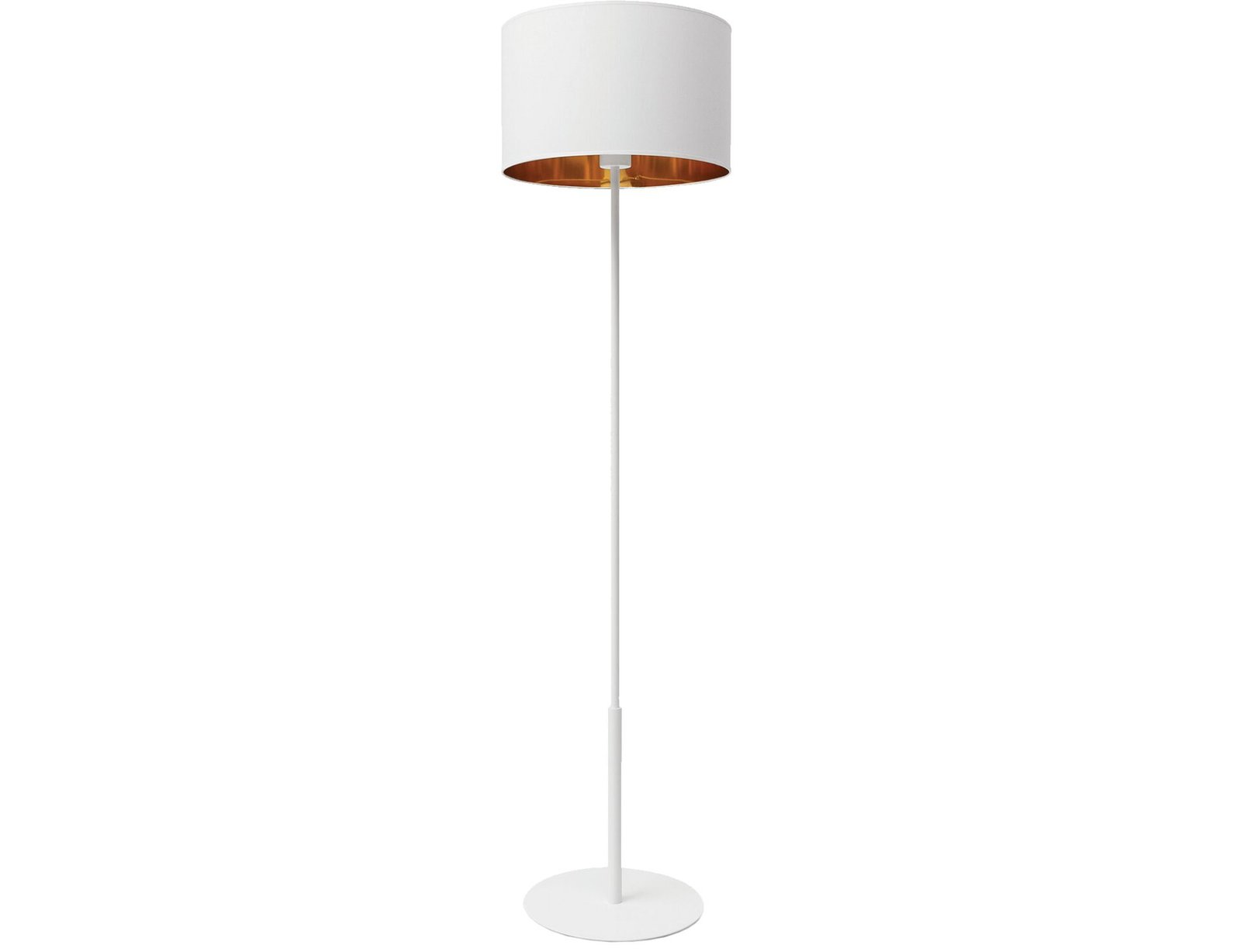 Vespillo, 40x40x150cm Freestanding 1 white/gold
