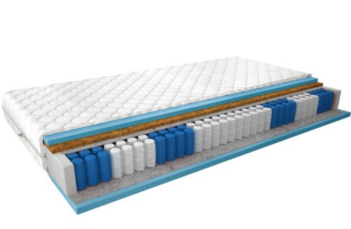 Paola pocket mattress 200×200 Medicott silver color