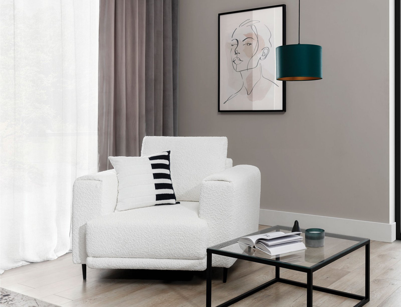 Vespillo, 25x25x110cm Hanging 1 green/gold - Image 3