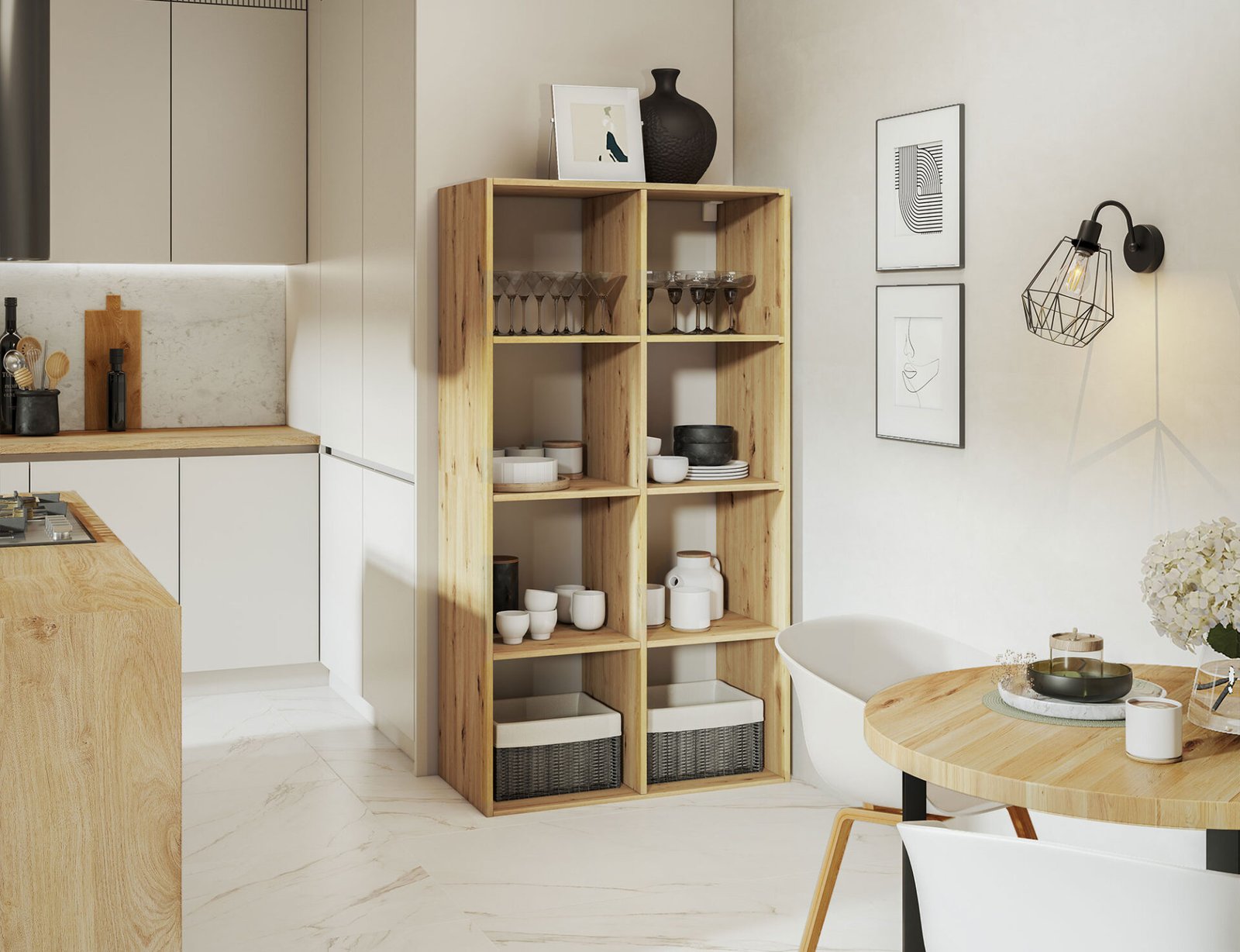 Postto Artisans Oak Bookshelf - Image 4