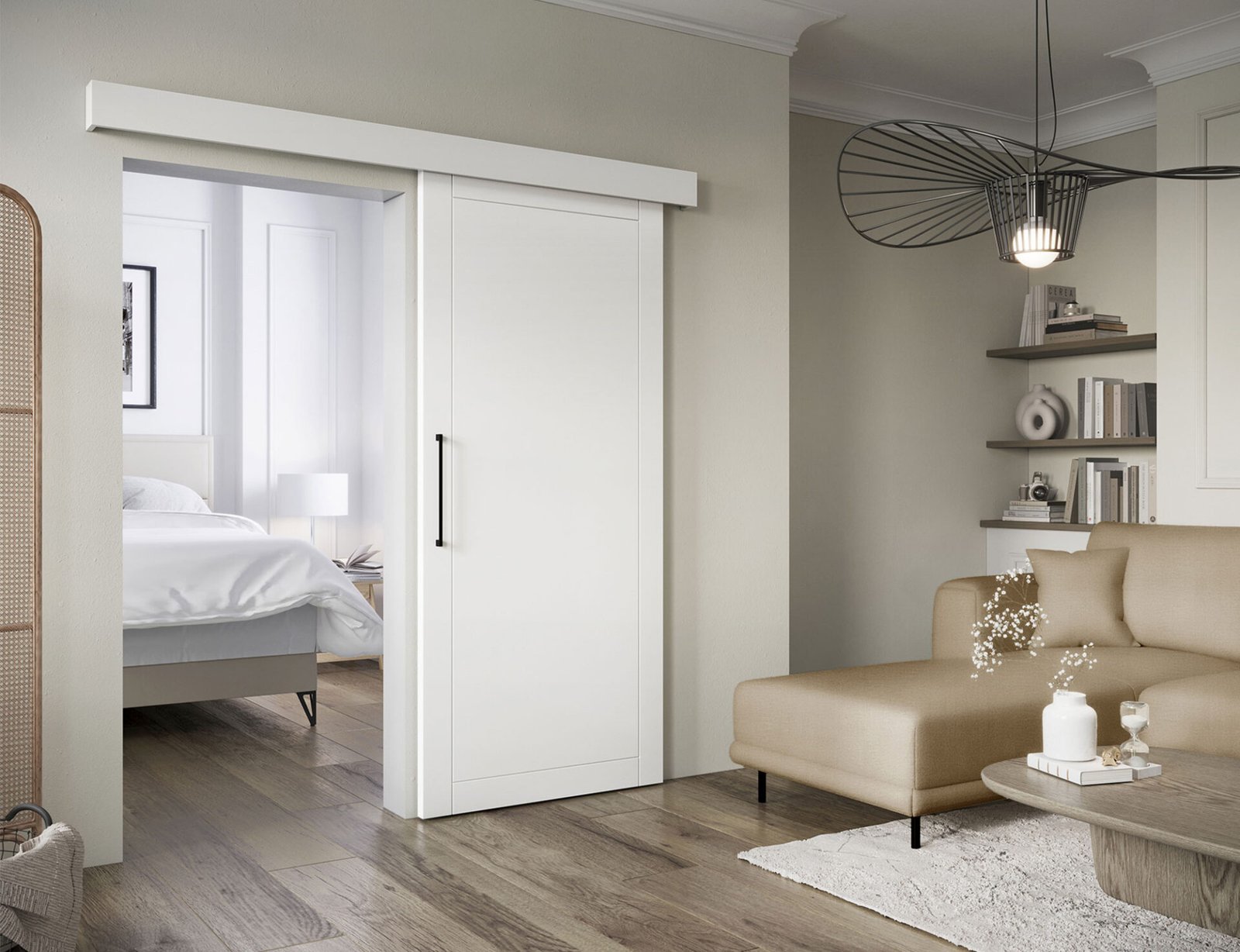 Charlise sliding door white - Image 2