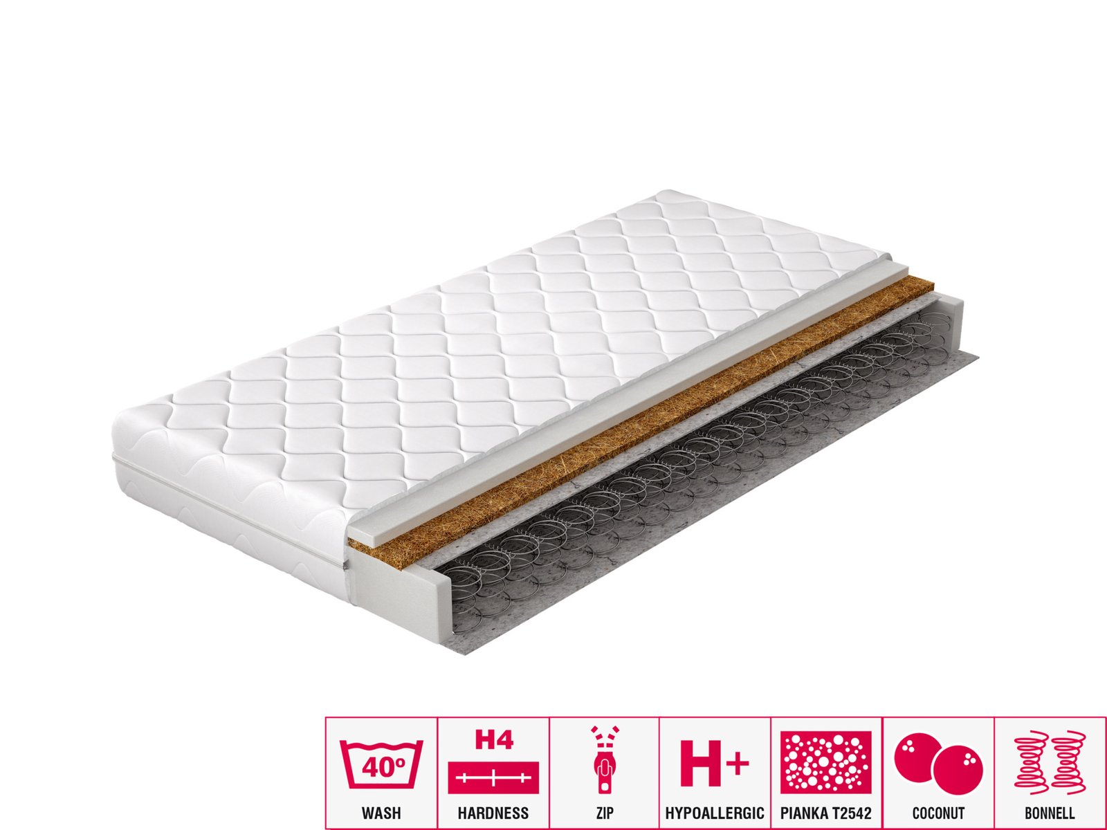 Ola Bonnell mattress 200x200 hypoallergenic cover - Image 5
