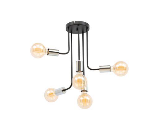 Indigeo, 55x47x55cm chandelier 5 black