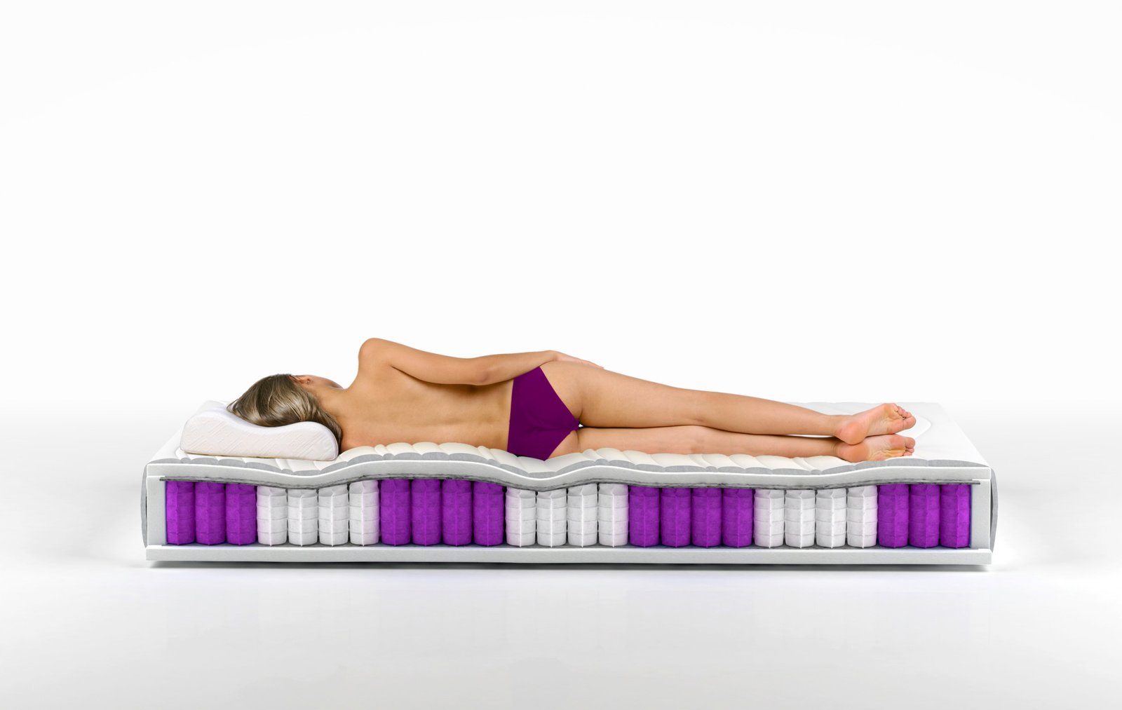Paola pocket mattress 200x200 hypoallergenic cover - Image 4