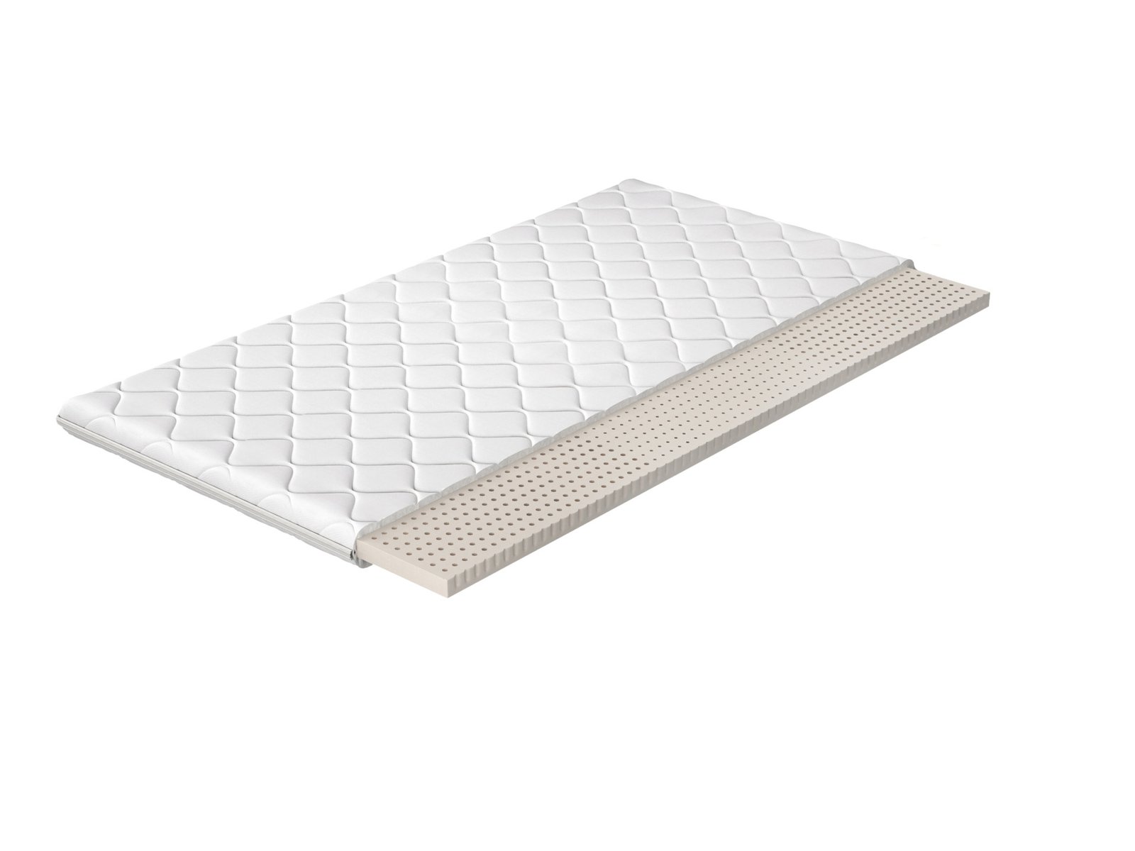 Topper latex 140x200 hypoallergenic cover